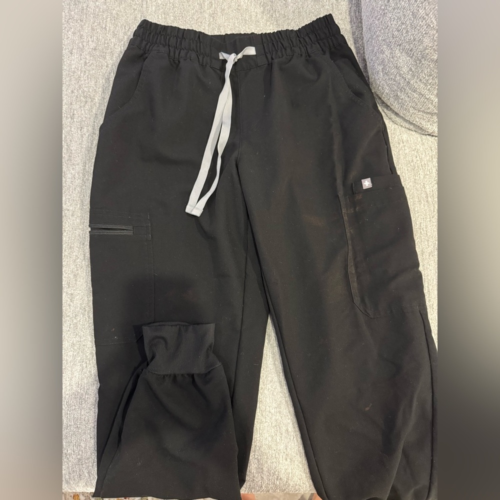 Figs Technical Collection Black Joggers